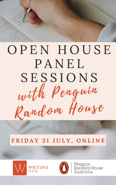 Writing NSW Open house with penguin random house panel sessions