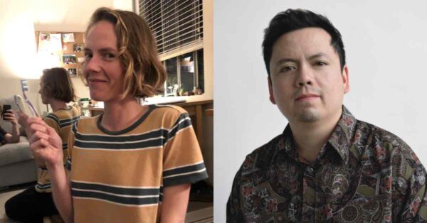Writing NSW Varuna Fellowship winners: Cleo Mees (left), Jordan Shea (right)